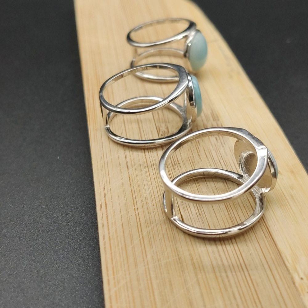 Beautiful Larimar Ring Designđ - Picture 5 of 8
